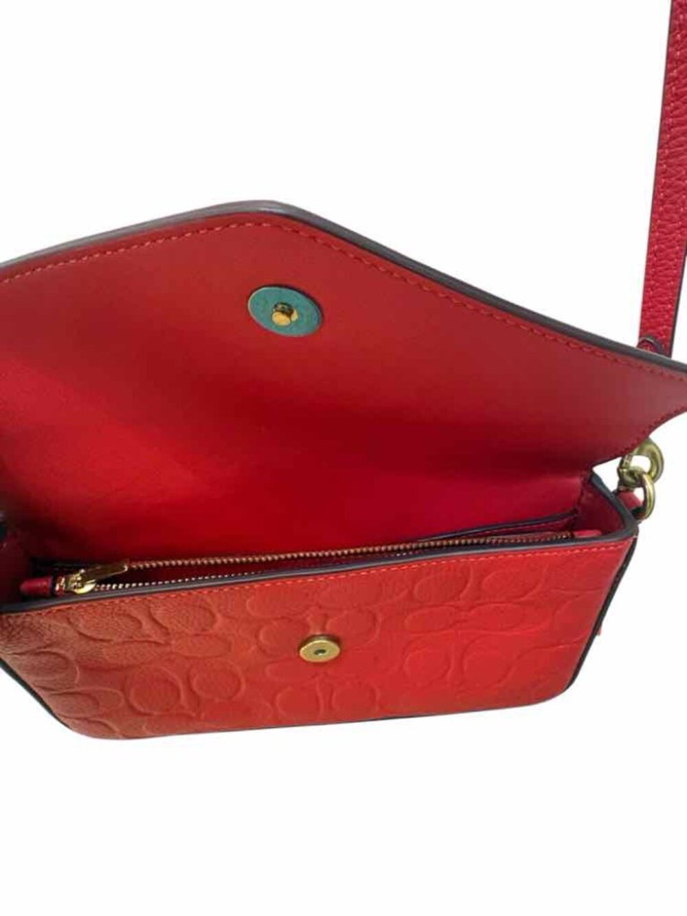 Coach Red Handbag - Picture 6 of 12